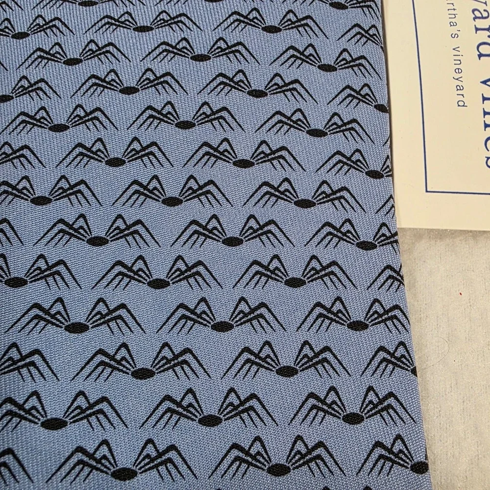 Vineyard Vines SPDR SPY Spider Silk Tie Blue Custom Collection Finance Mens